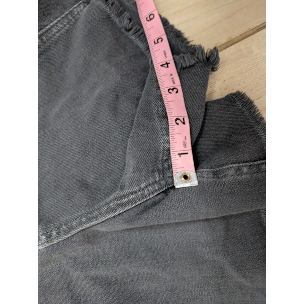 We The Free People Denim Shorts Size 26 Black Jean Shorts - Picture 7 of 7